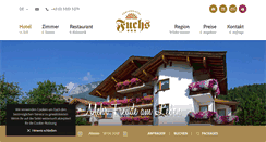 Desktop Screenshot of ferienhotel-fuchs.at